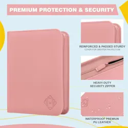 Toploader Binder,4-Pocket Side Load Trading Card Album, Holds 128 Cards with ... - Image 5