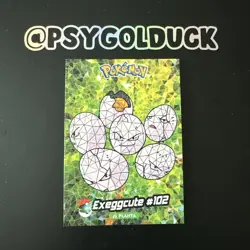 Pokemon Peru Crystal Card Collection Exeggcute - Image 1
