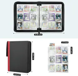 9 Pockets Trading Card Binder with Sleeves Card Organizer, 900 Double Sided P... - Image 4