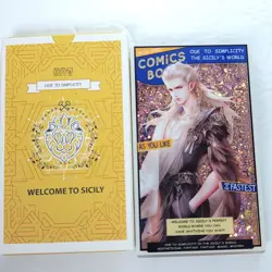 Son Demon King Ao Bing Snowglobe Thick Acrylic Comic Trading Card Anime Waifu - Image 3
