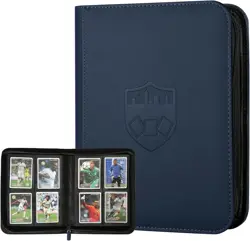 Trading Card Binder 4 Pocket, PU Cover Card Binder for 160 Cards, Trading Ca... - Image 2