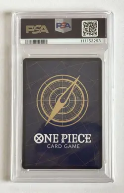 One Piece Luffy Silver Background OP05-119 SEC PSA10 3rd Anniversary Card - Image 2