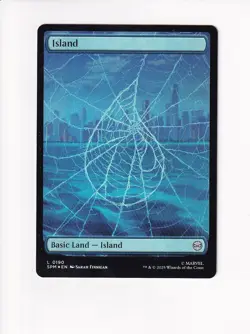 MAGIC THE GATHERING MTG MARVEL'S SPIDER-MAN FOIL ISLAND 190 - Image 1