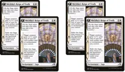 4x - Michiko's Reign of Truth - x4 - #29 - Kamigawa: Neon Dynasty - CUC NM MTG - Image 1