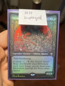 GERMAN Showcase Foil Varragoth, Bloodsky Sire • Unplayed • Kaldheim • Mtg (1631) - Image 5