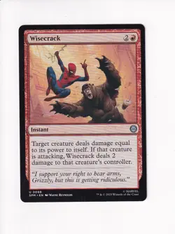 MAGIC THE GATHERING MTG MARVEL'S SPIDER-MAN WISECRACK - Image 1