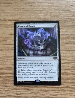 Crown of Doom - NM - MTG Commander 2014 - Magic the Gathering - Image 1