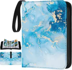 Card Binder 4/9 Pocket PU Waterproof Trading Binder Compatible with Mtg/ygo/t... - Image 2