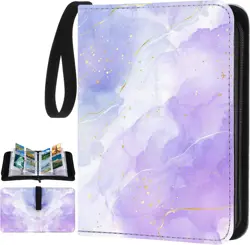 Card Binder 4/9 Pocket PU Waterproof Trading Binder Compatible with Mtg/ygo/t... - Image 2