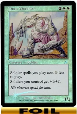 1x - Daru Warchief - FOIL #06 - Scourge - CUC LP (played) MTG - Image 1