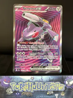 Pokemon Card Genesect ex 161/086 Black Bolt Ultra Rare Full Art NM - Image 1