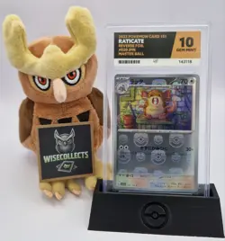 Raticate 020/165 (Masterball) 151 Reverse Holo Japanese Graded (ACE 10) Pokemon - Image 1