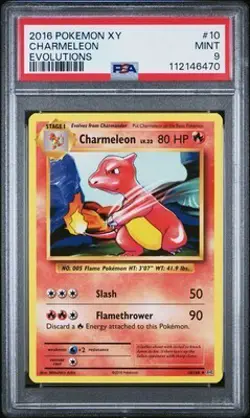 Japanese 2016 Pokemon XY CHARMELEON EVOLUTIONS 10 108 PSA 9 MINT Overseas Purch - Image 1