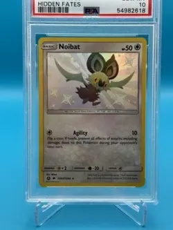 Japanese 2019 Pokemon SUN MOON HIDDEN FATES NOIBAT HOLO SV43 PSA 10 Overseas Pu - Image 2