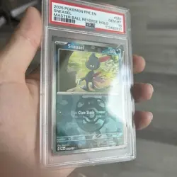 Japanese 2025 Pokemon PRE EN PRISMATIC EVOLUTIONS MASTER BALL REVERSE HOLO SNEAS - Image 1