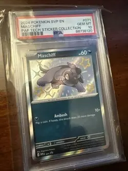 Japanese Pokemon Promo Maschiff 071 PSA Gem Mint 10 Scarlet Violet English Inter - Image 1
