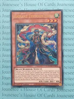 DOOD-EN014 Radiant Typhoon Swen Ultra Rare Yu-Gi-Oh Card 1st New - Image 1