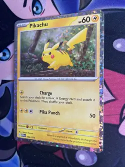 Pikachu 2025 McDonald’s Happy Meal Pokemon Promo Card Holo 2/15 NM - Image 3