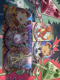 Lot Of Five Topps Pokemon Holo Cards - Image 1