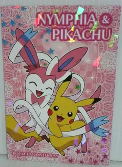 NYMPHIA&PIKACHU Pocket Monsters XY Pokemon Card Nintendo Japan - Image 1
