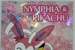 NYMPHIA&PIKACHU Pocket Monsters XY Pokemon Card Nintendo Japan - Image 2