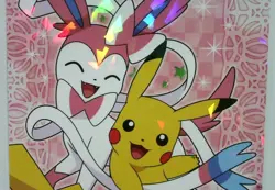 NYMPHIA&PIKACHU Pocket Monsters XY Pokemon Card Nintendo Japan - Image 3