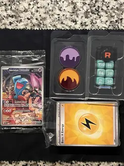Destined Rivals Team Rockets Wobbuffet 203 Sealed + Sealed Energy Cards And Dice - Image 1