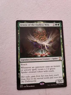 ARASTA OF THE ENDLESS WEB Streets of New Capenna Commander MTG Magic NM - Image 1