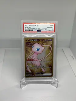 Pokemon Mew Ex PSA 10 GEM MT 151 UPC Gold Metal English 2023 BGS CGC - Image 1