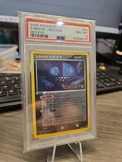 2005 Pokemon Ex Sableye-Rev.Foil Deoxys #23 PSA 8 - Image 2