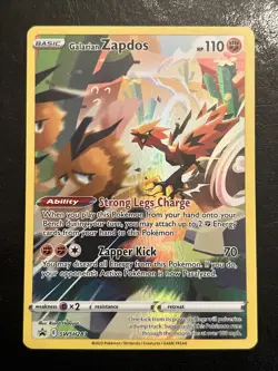 Pokemon TCG Galarian Zapdos SWSH283 Promo NM - Image 1