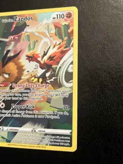 Pokemon TCG Galarian Zapdos SWSH283 Promo NM - Image 3