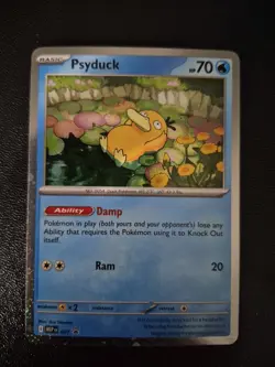 Psyduck Cosmos Holo Black Star Promo 007 Pokemon Mega Evolution MINT - Image 1