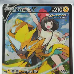 2022 Pokemon SWSH Silver Tempest Zeraora V Trainer Gallery Holo #TG16/TG30 - Image 2