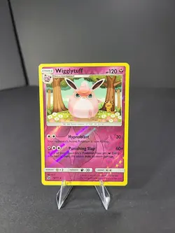 Wigglytuff 72/111 Crimson Invasion Reverse Holo Sun & Moon 2017 Pokemon TCG Mint - Image 1
