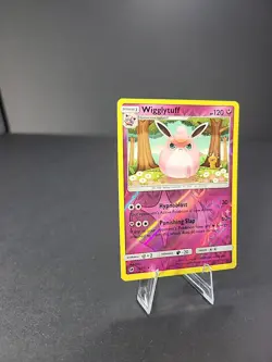 Wigglytuff 72/111 Crimson Invasion Reverse Holo Sun & Moon 2017 Pokemon TCG Mint - Image 3
