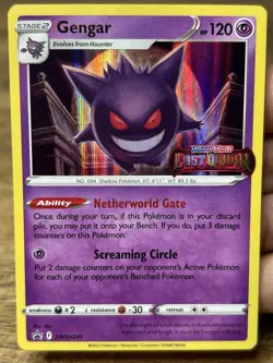Pokemon Gengar - SWSH241 - Black Star Promo - Lost Origin Prerelease STAMP - NM! - Image 3