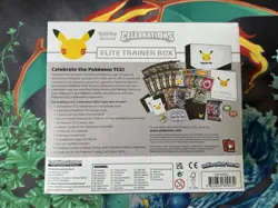 POKEMON CELEBRATIONS ELITE TRAINER BOX SEALED ETB - Image 2