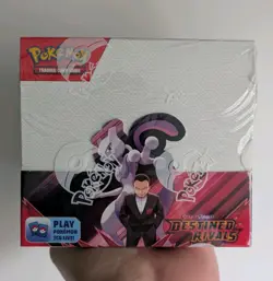 Pokemon TCG Destined Rivals Booster Box 36 Packs Sealed - Image 1