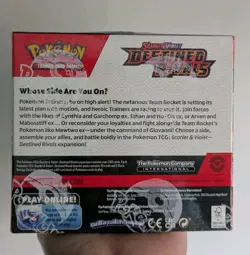 Pokemon TCG Destined Rivals Booster Box 36 Packs Sealed - Image 3