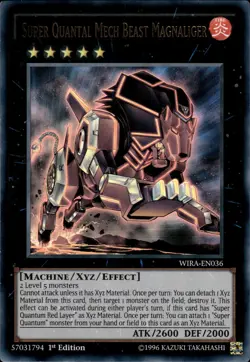 Super Quantal Mech Beast Magnaliger - Ultra Rare 1st Ed WIRA-EN036 - NM - YuGiOh - Image 1