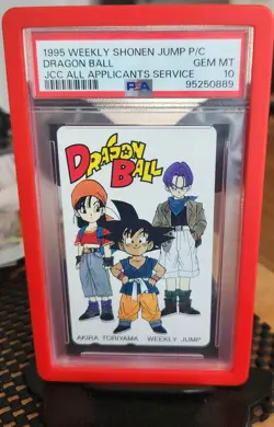 PSA 10 Dragon Ball Telephone Phone Card 1995 Weekly Jump Son Goku Akira Toriyama - Image 1