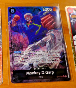 ONE PIECE ENGLISH CARD GAME HOLO CARTE CARTE MONKEY D. GARP OP11-095 ALT EN MINT - Image 1