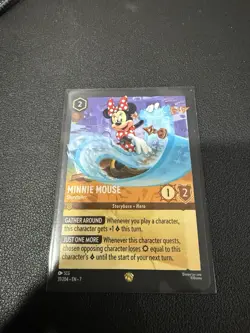 Disney Lorcana Minnie Mouse Storyteller Card Archazia's Island, 31/204, Regular - Image 1