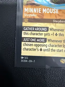 Disney Lorcana Minnie Mouse Storyteller Card Archazia's Island, 31/204, Regular - Image 3