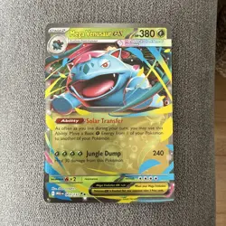 Pokemon TCG Card - Mega Evolution - Mega Venusaur ex 003/132 - Image 1