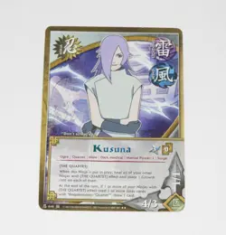 Naruto TCG Trading Card Game KUSUNA 646 Foil Text Rare (2002) - Image 2