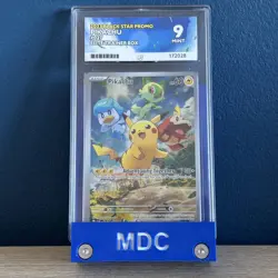 Ace 9 Pikachu SVP 027 Black Star Promo 2023 MINT Graded Pokemon Card TCG - Image 1