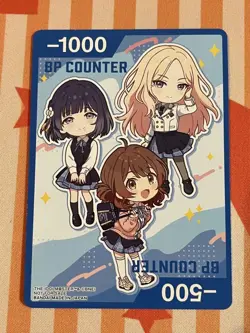 Union Arena Trading Card BP Counter School Idol Master Saki Hanami - Image 2