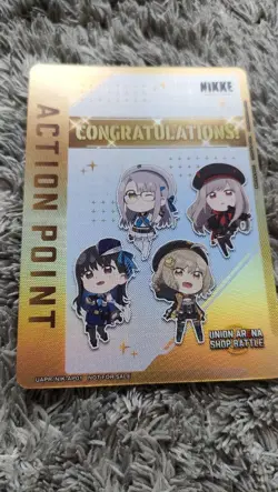 Union Arena Nikke Action Point Card Promo Beautiful - Image 1